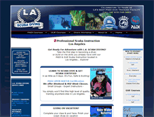 Tablet Screenshot of lascubadiving.com